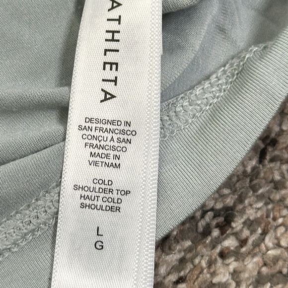 Athleta sage green high neck top size large new - Picture 7 of 7